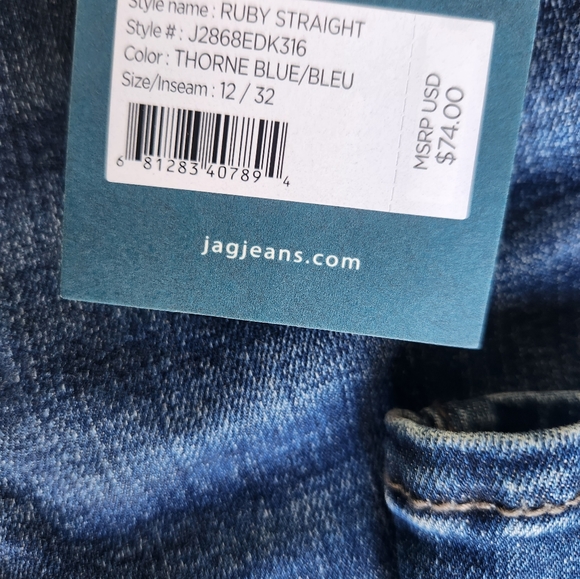 JAG JEANS Ruby Thorne/Blue. (CG-PM-02) - Picture 2 of 2